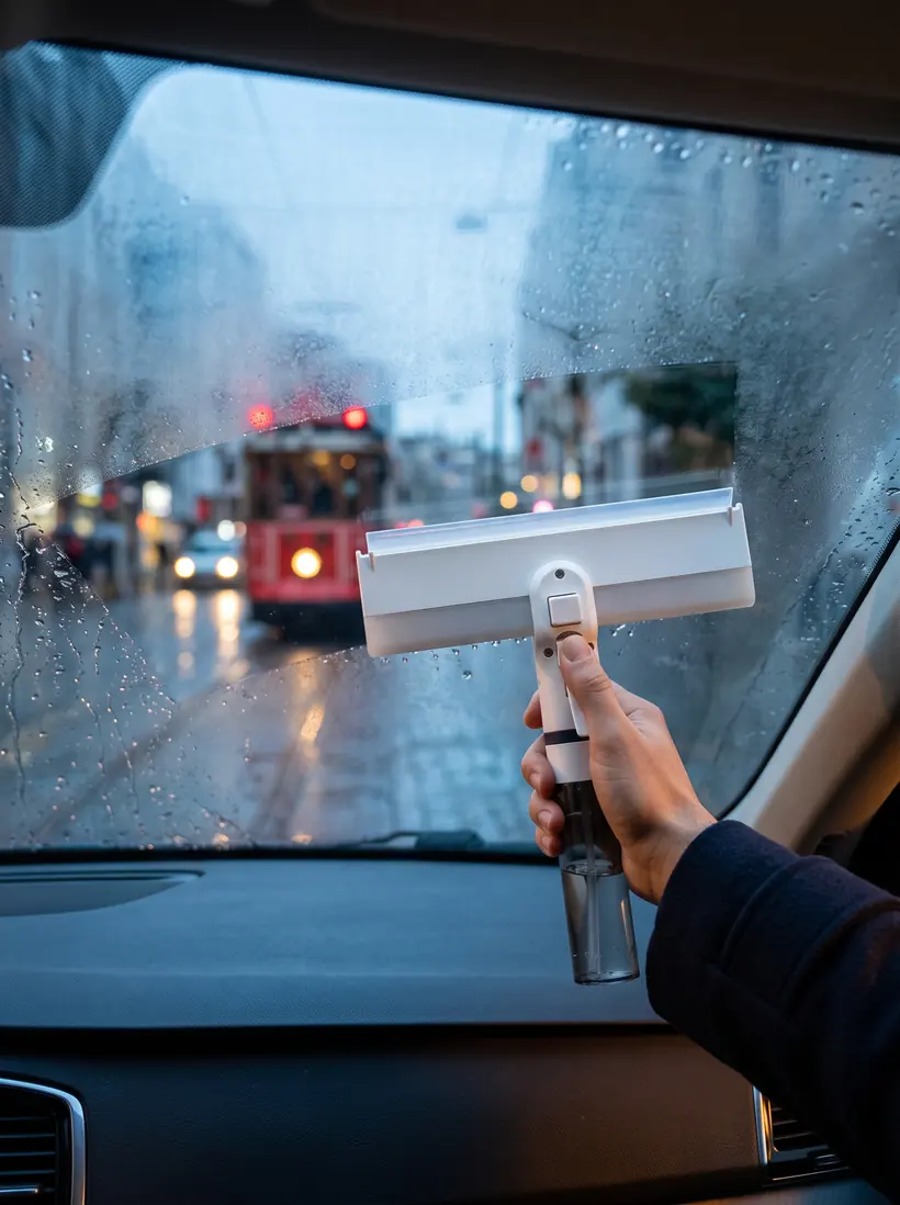 Araç ön camı içten buğulu